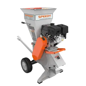 SPY9 15hp petrol powered wood chipper superfast self feeding shredder/wood chipper wood chipper