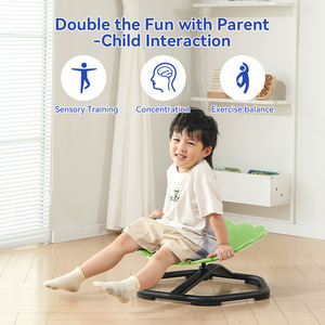 Autismo Spinning sensoriale sedia per bambini girevole giostra sedia per la formazione in età prescolare <span class=keywords><strong>giocattolo</strong></span> educativo per la coordinazione del corpo Spin - Product Image 4