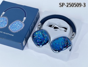 Trang Trí Pha Lê Bling Tai Nghe Over-Ear Stereo Âm Thanh Phong Cách Tai Nghe Âm Thanh Với Nổi Pha Lê Glitters Sáng Bóng Tai Nghe - Product Image 3