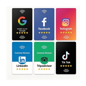 Tarjeta PVC con Chip NFC y Código QR Personalizado, Tarjeta <span class=keywords><strong>de</strong></span> Regalo <span class=keywords><strong>de</strong></span> <span class=keywords><strong>Google</strong></span> <span class=keywords><strong>Play</strong></span> sin Contacto, Tarjeta <span class=keywords><strong>de</strong></span> Reseña <span class=keywords><strong>de</strong></span> <span class=keywords><strong>Google</strong></span> - Product Image 3