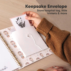Custom <strong>Baby</strong> First Five Year Journal Keepsake <strong>Memory</strong> Book With <strong>Box</strong> for Growth Recording - Product Image 4