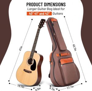 Échantillon Gratuit Housse de Guitare Rembourrée OEM pour Guitare Acoustique - Product Image 6