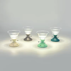 2024 Trắng + RGB hiện đại nhỏ cạnh giường ngủ thay đổi màu sắc thay đổi độ sáng cảm ứng Bàn điều khiển xách tay LED bảng đèn - Product Image 1