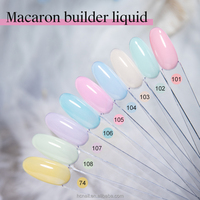 Nouvelle extension vernis à ongles Gel en bouteille 15ml brocart paillettes couleur rose liquide construction Gel vernis à ongles