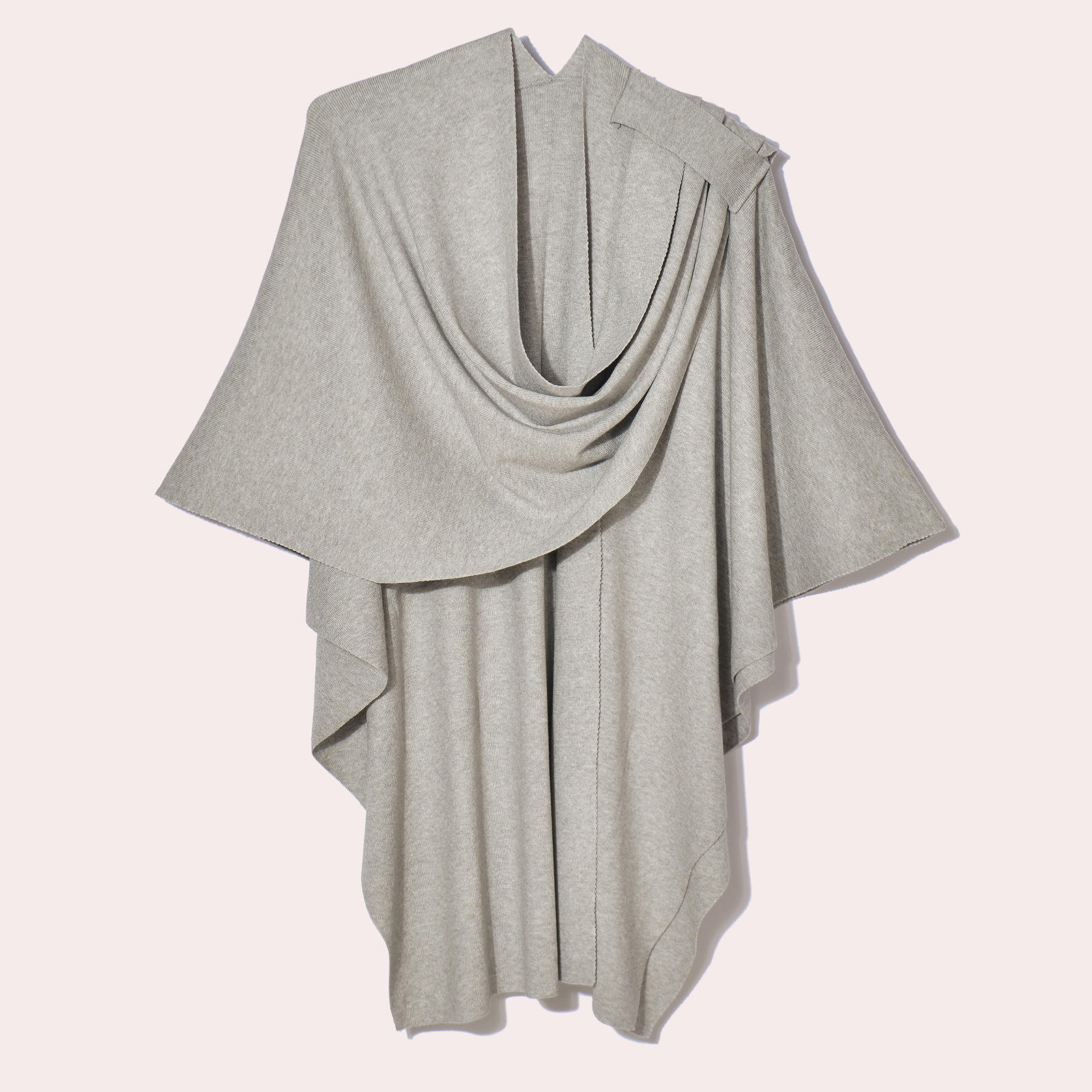 Knitted Solid Color plus Bar Gray