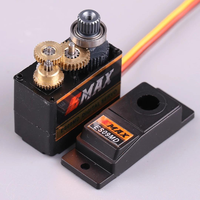 Servomoteur analogique à engrenages métalliques Emax ES09MD à double roulement, servos spécifiques pour voitures RC, hélicoptères, bateaux, avions, accessoires