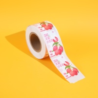PP Adhesive Sticker Printing Custom Logo Barcode Roll Labels Waterproof Eco-Friendly Ink Jet Label for Gift & Craft