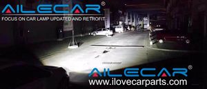 Bisonjs — projecteur à médaillon bleu, avec lentille bleue, support, H7, H4, 9005, 9006, adaptateur, adapté pour la mise à niveau des phares auto, 4015 boules - Product Image 2