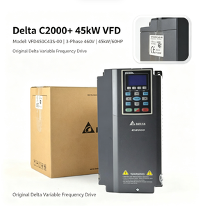 El Mejor Inversor VFD Delta C2000 Plus de 5.5kw CC a CA, Convertidor de Frecuencia Variable de 7.5kw Trifásico VFD450C43S-00 para la Industria - Product Image 1