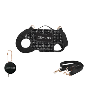 Küçük Köpekler İçin Özelleştirilebilir Çevre Dostu Evcil Hayvan Seyahat Sırt Çantası, Ayarlanabilir, Nefes Alabilen, Taşınabilir, Her Mevsim Kullanımlı - Product Image 1