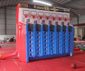 Juego de Baloncesto Inflable Comercial de PVC WINSUN, Juego de Tiro de Baloncesto Inflable Conecta 4 - Product Image 6