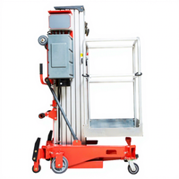 Plateforme élévatrice hydraulique YUFEI de haute qualité, 4-14 m, plateforme élévatrice électrique à mât unique, tables élévatrices hydrauliques, chariot élévateur hydraulique avec roues