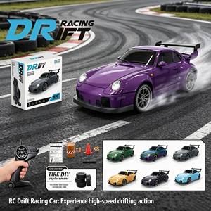 DWI <span class=keywords><strong>RC</strong></span> Juguetes de Control Remoto 2.4G, Coche <span class=keywords><strong>RC</strong></span> Miniatura a Escala Completa, Modelo de Carreras y Derrapes, Escala <span class=keywords><strong>1</strong></span>:<span class=keywords><strong>24</strong></span>, Set de Luces de Conexión, Velocidad, Paquete Mixto de 4 Colores - Product Image 4