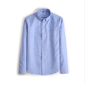 Camicie Oxford personalizzate in cotone 100% caldo Casual a maniche lunghe da uomo - Product Image 5