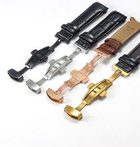 Bracelet de <span class=keywords><strong>montre</strong></span> classique en cuir de vache courbé avec fermoir papillon, adapté au bracelet Tissott 1853 fait à la main T035627/T035617/T035407/T035410A - Product Image 6