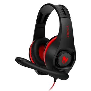 TWOLF H120 3.5mm Wired Gaming Headset Over Ear Game Headset Noise Canceling Earphone With Microphone For Gamer