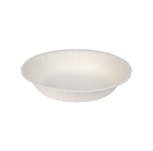 Tazón de Papel Blanco de 5 Pulgadas/360 ml para Ensaladas y Alimentos Secos, Cartón de Grado Alimenticio, Apilable, Desechable, para Camiones de Comida - Product Image 3