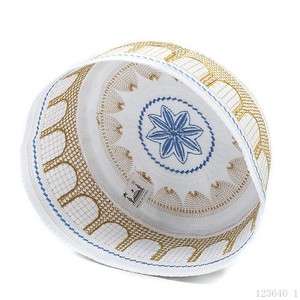 Gorro islámico de algodón tejido a crochet para hombre, estilo turco, para oración musulmana y uso diario. - Product Image 4