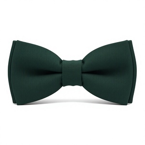 Pajarita Gris para Hombre, Formal, para Boda, Negocios, Fiesta, Pajarita de Moda Hecha a Mano, Pajarita Delgada de Poliéster, Venta al por Mayor, Lista para Enviar - Product Image 1