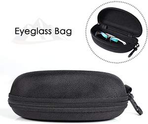 カスタムジッパー収納安全メガネバッグケースポーチ目の保護ボックス、仕事やスポーツ用の便利なベルトクリップ付き - Product Image 4