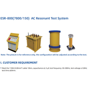 Système de test de résonance Elecgene ESR-800 (7800/150) - Fréquence de sortie 30-300 Hz - Tension de sortie 0-150 kV AC - Product Image 6