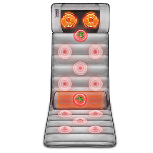 Massage Mattress Electric Heated Full Body Massage Mat With Lumbar Traction And Music Function For Neck Waist Hip Legs Feet - Product Image 2