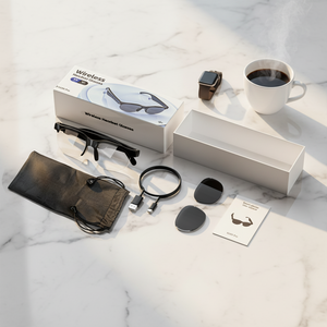 <span class=keywords><strong>Gafas</strong></span> <span class=keywords><strong>de</strong></span> Sol Inteligentes con Música Inalámbrica, Protección UV <span class=keywords><strong>de</strong></span> Alta Definición, para Deportes al Aire Libre, Correr, Ciclismo, con Traductor IA - Product Image 1