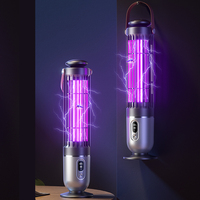 Lampe anti-moustiques portable à choc électrique UV suspendue en intérieur, écologique en ABS, avec une couverture de 50 à 100 m