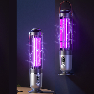 <span class=keywords><strong>Lampe</strong></span> <span class=keywords><strong>anti</strong></span>-moustiques portable à choc électrique UV suspendue en intérieur, écologique en ABS, avec une couverture de 50 à 100 m - Product Image 5