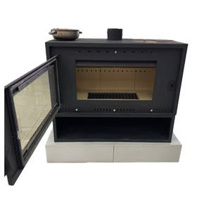 Chimenea de Leña de Lujo para Interiores, Estufa de Acero Inoxidable con Componente Central PLC para Calefacción de Invierno en Hogares y Villas - Product Image 2