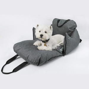 Offre Spéciale détachable sécurité <span class=keywords><strong>chien</strong></span> rehausseur siège de voiture Portable <span class=keywords><strong>chien</strong></span> voiture extérieur transporteur lit animal de compagnie sac de voyage siège <span class=keywords><strong>avant</strong></span> - Product Image 2