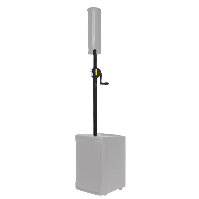 CNBear WP-164B-1 Adjustable Height Extension Speaker Subwoofer Pole Crank-Up Mechanism Aluminum Metal Construction 30kg Capacity