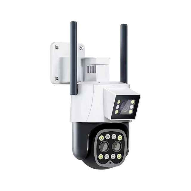 CamhiPro 3 Lens Security Camera 2MP 6MP Dual Lens WiFi PTZ Camera with Smart Linkage Motion Detection 1080P Network Technology