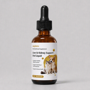 Waylemo Liver and Kidney Support Liquid for Senior Dogs <strong>Cats</strong> Hepatic <strong>Renal</strong> Health Blood Function 60ml Dropper Bottle - Product Image 1