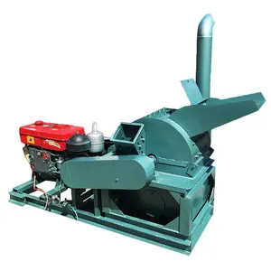 Wood Crusher / Sawdust Making Machine Production / Mobile Diesel Wood Shredder Sawdust Making Machine