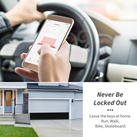 Ouvre-porte de garage automatique sans fil WiFi avec commande vocale Tuya, connexion Alexa Google Home, ABS