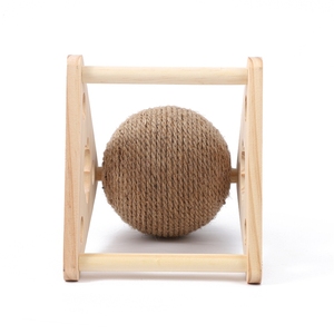 Popular gato resistente al desgaste que raya la bola <span class=keywords><strong>de</strong></span> sisal interior movimiento interactivo juguete - Product Image 5