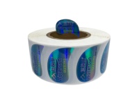 Prix d'usine – Étiquette autocollante holographique résistante aux UV, anti-décoloration, anti-huile, en papier NAD à nanobulles pour étiquettes d'eau