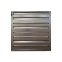 Ventilateurs d'extraction axiaux électriques industriels à lamelles en acier inoxydable, matériau des pales OEM/ODM, marque MUHE, 380V, 44000m³/h, 50 pouces
