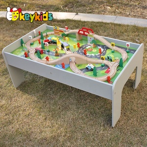 Thiết kế mới giáo dục trẻ em hoạt động đồ chơi bằng gỗ <span class=keywords><strong>Train</strong></span> bảng <span class=keywords><strong>Set</strong></span> w04c070 - Product Image 6