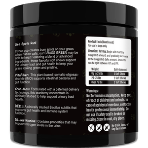 หญ้าสีเขียวเผาจุดเคี้ยวสำหรับสุนัขธรรมชาติโปรไบโอติกเอ<span class=keywords><strong>น</strong></span>ไซม์ย่อยอาหารเสริมป้องกั<span class=keywords><strong>น</strong></span>หญ้าที่ตายแล้วและปัญหาทางเดิ<span class=keywords><strong>น</strong></span>อาหาร - Product Image 6