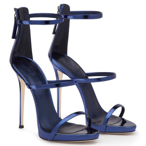 Nueva Sandalia de Tacón de Aguja con Punta Abierta y Cierre Trasero de Una Sola Tira, Modelo Sexy para <span class=keywords><strong>Pasarela</strong></span> - Product Image 1