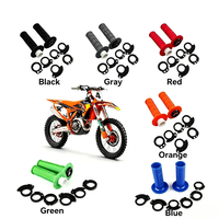 Poignées de guidon de moto antidérapantes en caoutchouc souple texturé gaufré 22 mm, ajustement universel pour Hengjian Z300 Kove K16 Dirt Bike