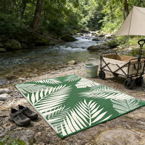 Tapis de camping extérieur écologique, portable, imperméable, anti-corrosion, durable, élégant, idéal pour la plage et les voyages - Product Image 5