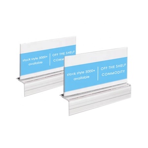 Vidrio y venta al por menor farmacia etiqueta cajón etiqueta acrílico de montaje en pared de <span class=keywords><strong>la</strong></span> muestra de 8,5X11 pulgadas Etiqueta de supermercado titular - Product Image 1