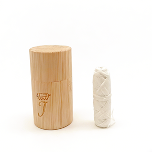 Fil dentaire biodégradable, organique, végétalien, ciré au charbon de bambou, personnalisé, service OEM - Product Image 6