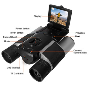 Jumelles de vision nocturne avec écran de 2,5 pouces, CMOS numérique 10-20MP avec écran LCD pivotant pour l'observation des oiseaux en extérieur - Product Image 2