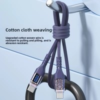 Câble USB-C tressé de 1 m, transfert de données et charge ultra-rapide, pour téléphone portable – Qualité supérieure à prix abordable