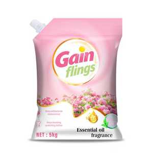 Großhandel kostenlose Probe Haushalts pulver Wäsche 1KG 5KG 10KG Waschmittel Waschpulver Flüssigkeit - Product Image 6