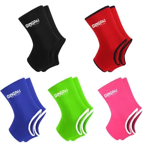 GINGPAI 2pcs Confortable Thai Combat Respirant Polyester Coton Boxe Formation Chaussettes <span class=keywords><strong>Bande</strong></span> Élastique Fermeture Stretch Compression - Product Image 1